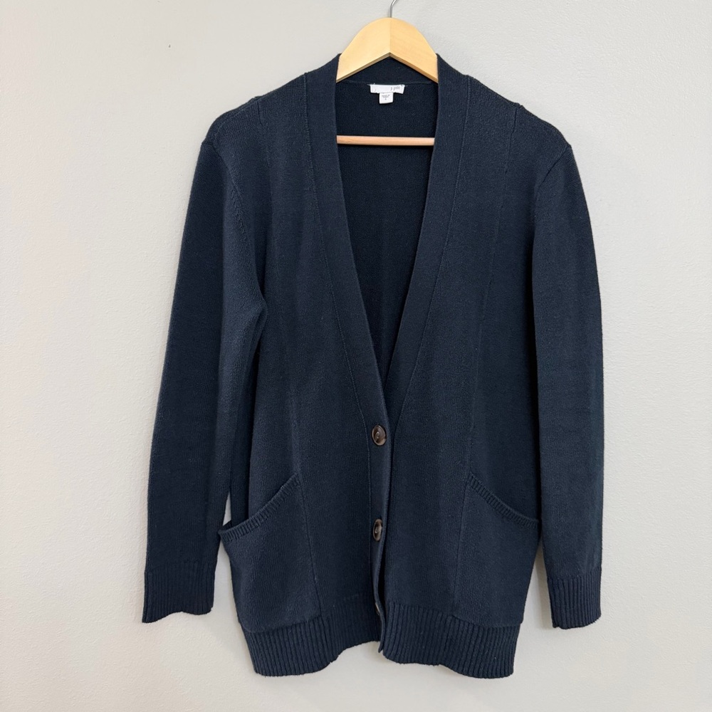 J. Jill Cotton/Wool Blend Cardigan